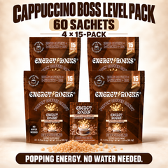 Energy Rocks Cappuccino Boss Level Pack - 60 Servings